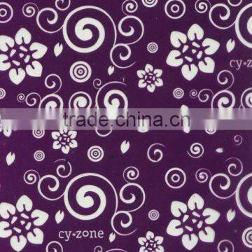 Flower Pattern Roller Blade Parts Film Width 100CM GWA38-1