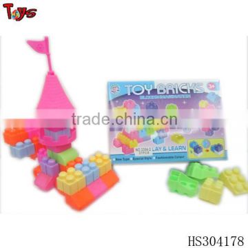 colorful newest small block interlocking plastic toy