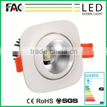 lihgting manufacturer high quality 10w white square led downlights 4500k