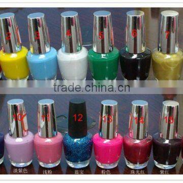 2014 factory wholesale fashion color gel nail polish Nail Painting for ibn one step gel nail polish