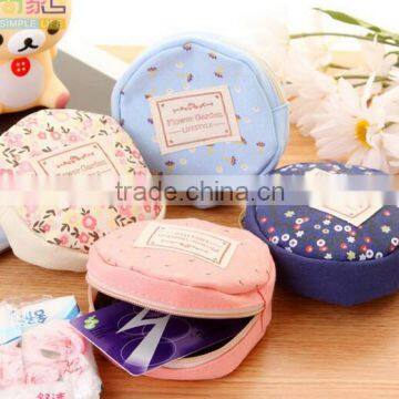 fashion promotion gift canvas custom Zipper coin purse wallet promotional gift macaron cake shape euro canvas coin purse wallet