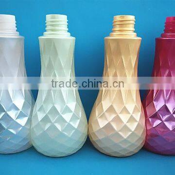 Personal care shampoo gel lotion cream oil use cosmetic PET plastic bottle lotion pump in FX manufacturer