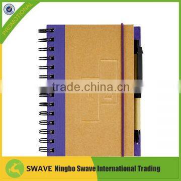 Promotional Recycled waterproof paper notebook 47018