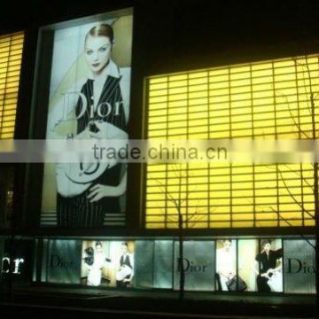 Exterior large led billboard