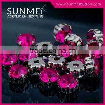 Hot Sale Shiny Sew on Rhinestone Metal Claw Setting Crystals photo-6