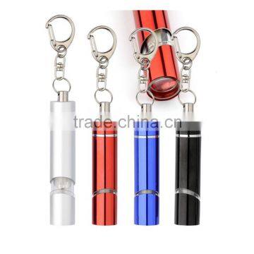 Popular waterproof LED flashlight key ring