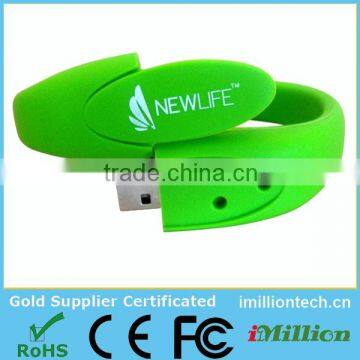 Free sample low price wholesale pulsera usb flash drive