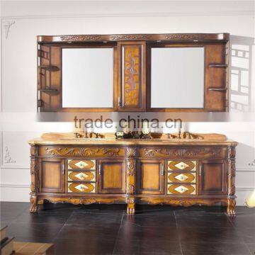 French mirror classic bathroom vanity cabinet for bathroom