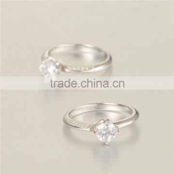 2016 New Arrival S925 Silver Wedding Diamond Rings photo-5