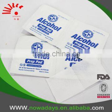 single pack antibaterial Alcohol cleaning pads