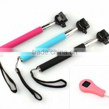 2014 hot sale!!! Handheld Monopod Plus Self-timer kit Wired Cable Camera Shutter for Android iphone Samsung HTC CL-57