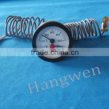 HVAC dial capillary thermometer pressure gauge