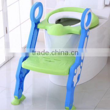 New Product Comfortable Folding Children Baby Toilet Seat , Children Pedestal Pan