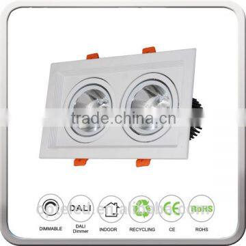 Two Three Heads Rectangular Led Grille Lamp Light Fixture Led Light Indoor Lighting 2*15W Downlight photo-5
