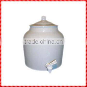 2013 glazed newly white ceramic desktop water dispenser