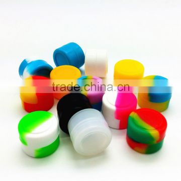 USA and Canada Wholesale FDA glossy finish non stick 2ml food grade small silicone collapsible silicone container