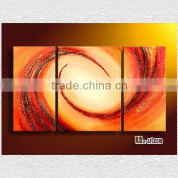 Decorative canvas wall art 3 panels abstract painting