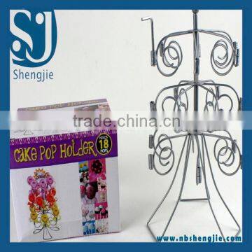 Trade Assurance Iron Spray CAKE 18 POPS HOLDER/Cup Cake Stand