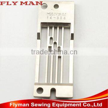 Needle plate for embroidery machine, 14-553 china sewing machine throat plate