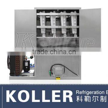 Koller one ton/day Ice Cube Maker with semi-automatic packing system for coffee shop CV1000