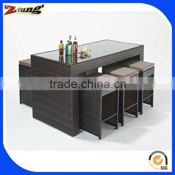 ZT-2004CT fashion rattan/rattan furniture for bar