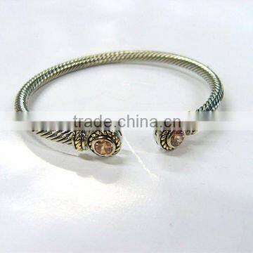 wedding bangles/cubic zircon jewelry/alloy jewelry/brass