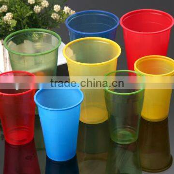 pp plastic cup with lid,color plastic cup