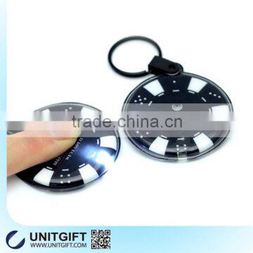 3D promotional soft rubber keychain