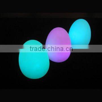 Egg shape color changing led rope light led color light