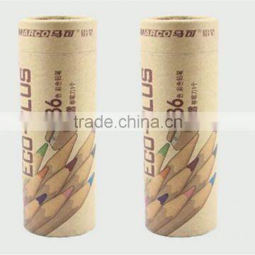 Kraft Paper Round Pen Case