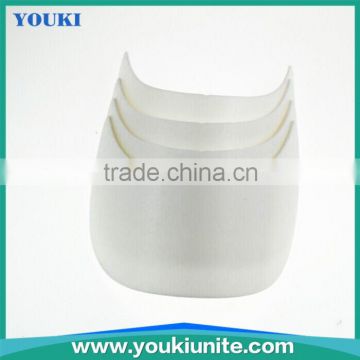 white plastic visor for cap