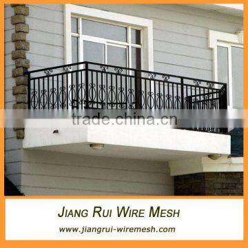 black pvc fence for balcony