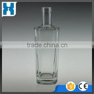 750ML WHOLESALE SQUARE GLASS BOTTLE FOR LIQUOR