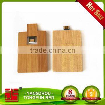 Hot Sales Swivel Style Bamboo USB Wooden USB Flash Stick with High Speed