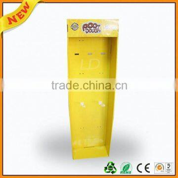 custome printed hang tag ,wall mounted corrugated paper display shelf