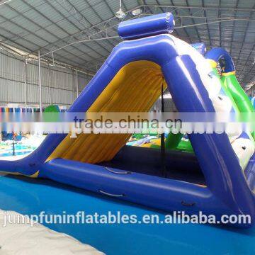Aqua Inflatable Slide 0.9mm PVC Floating Waterslide for Kids and Adults