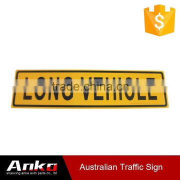 AU Euro plastic safety sign, au reflective roadway safe