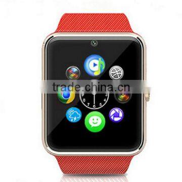 2016 Best Sale 1.54 Inch LCD Touch Screen Smartwatch Android GT08 Smart watch With SIM Card