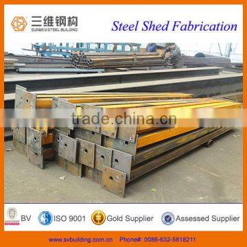 Steel Columns for prefabricated light steel frame house/light prefab steel sheds building