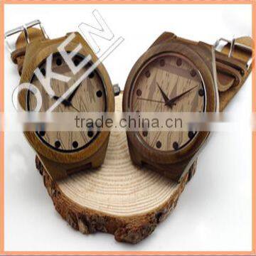 multifunction movement wood watch