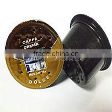 dongguan factory for empty lavazza blue and foil lid