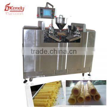 Siemens PLC touch screen egg roll making machine