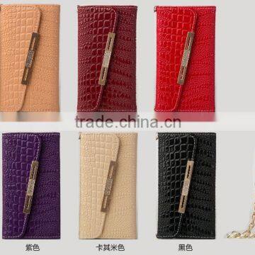 2015 Latest Design Pearl Chain Tote Bag Design Leather Cell Phone Case for Iphone 6 photo-5