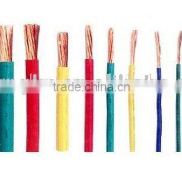 PVC Insulated Wire with copper conductor,used in overhead instruments