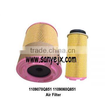 Genuine Truck Spare Parts 1109070Q851 1109060Q851 Air Filter Diesel Engine Parts Filter photo-3