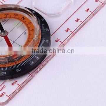 E006 Camping Scout Baseplate Map Compass Ruler photo-4