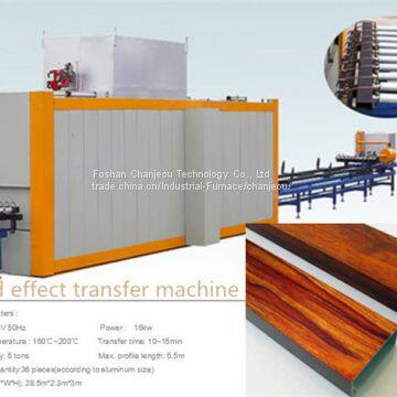 wood grain effect transfer machine