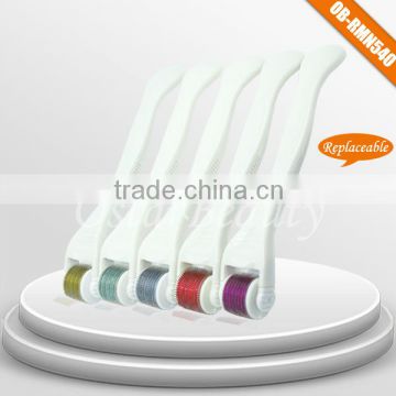 Replaceable needle head CE Approval facial beauty roller Disk needle therapy derma roller RMN 540