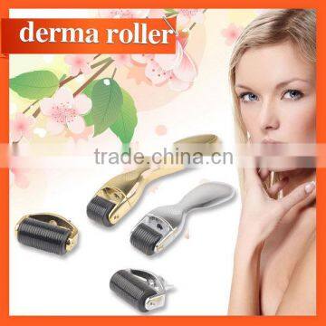 Beijing shrink pores 600 stainless micro needles derma roller kit with changeable head L013