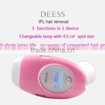 Human hair removal online shopping GSD DEESS GP582 3 functions in 1 diode laser hair removal machine price